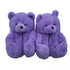 Plush Fur Teddy Bear Slippers